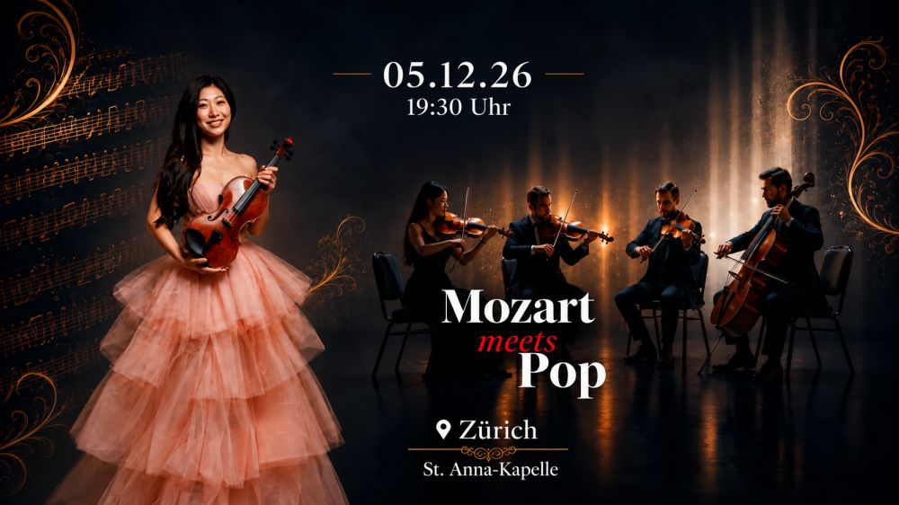 Christmas Edition: Mozart meets Pop – Adventskonzert in Zürich